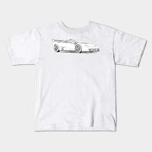 Diablo GT Wireframe Kids T-Shirt